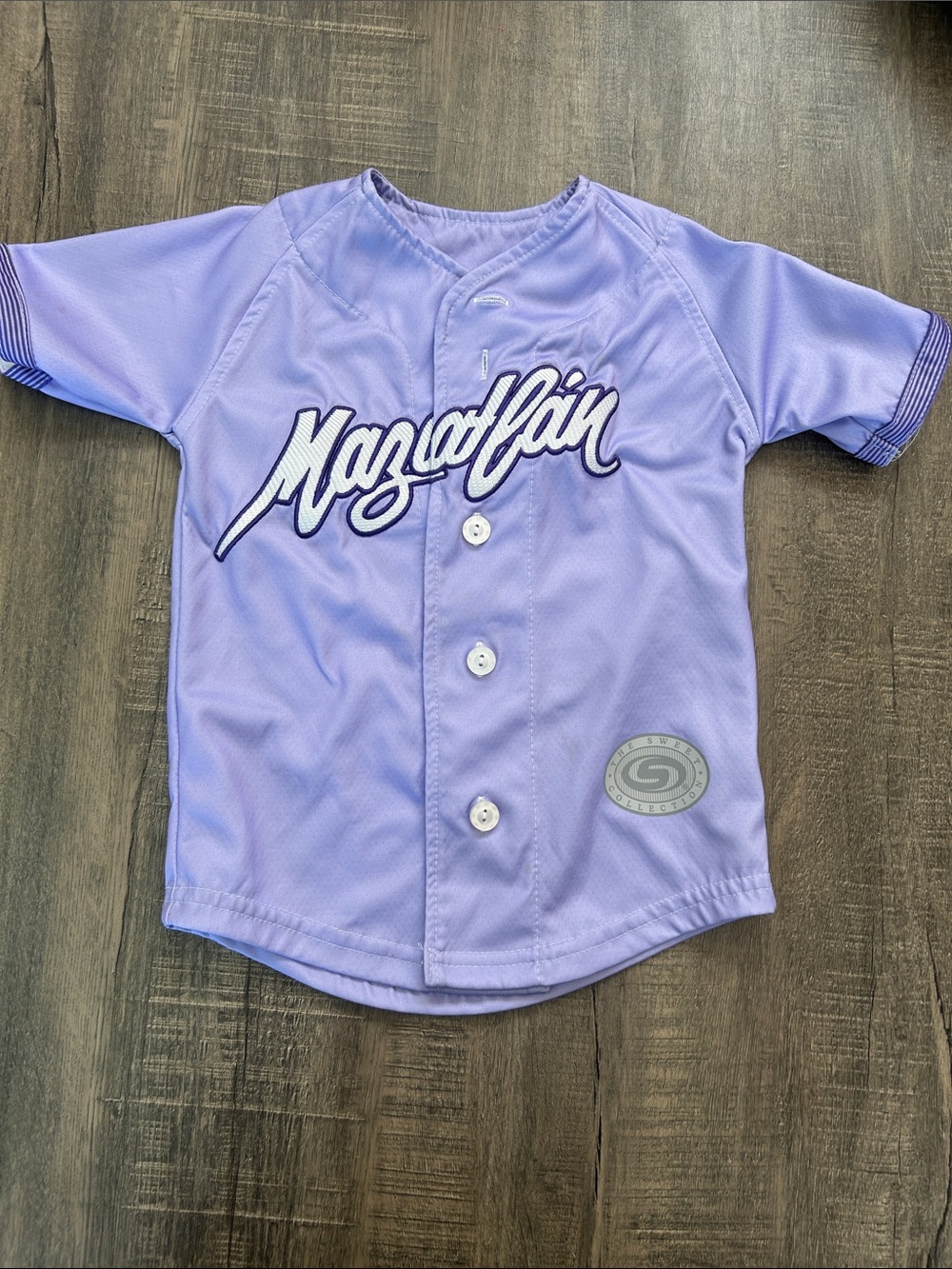 Kids Lavender Baseball Jersey - Mazatlan Venados